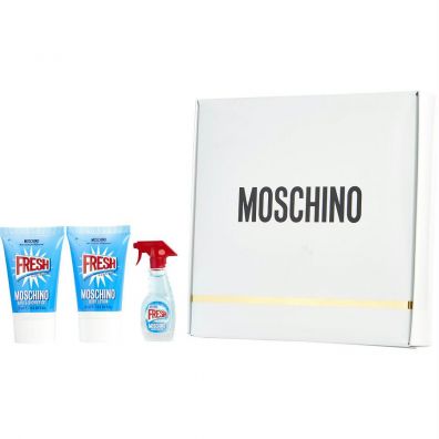 Moschino Fresh Couture MINIATURA Woda toaletowa 5ml + Balsam do ciała 25ml + Żel pod prysznic 25ml
