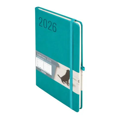 Antra Kalendarz 2026 Minimalizm A5 TNS turkus