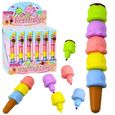 LeanToys Zakre�lacze Lody w ro�ku pastelowe 5 kolor�w