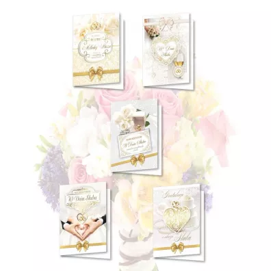 Top Graphic Karnet B6 z naklejkami hologr. �lub MIX 10 szt.