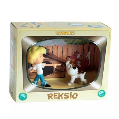Zestaw figurek: Chopiec i Reksio (may)