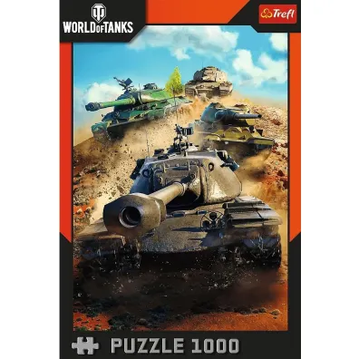 Puzzle 1000 el. World of Tanks: Czo�gi w boju Trefl
