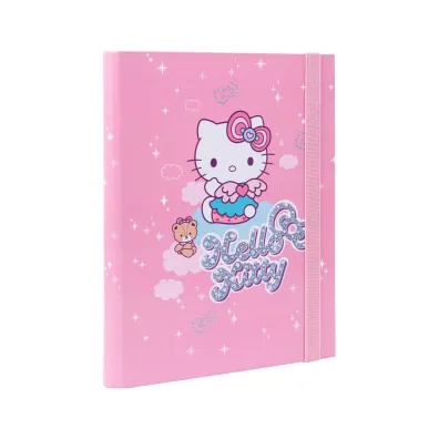 Patio Teczka przestrzenna tekturowa z gumk� A5 Hello Kitty pink wz�r 2
