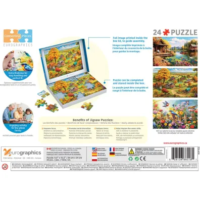 Puzzle 24 Peaceful Living by Chris Bigelow 6724-6018 Eurographics
