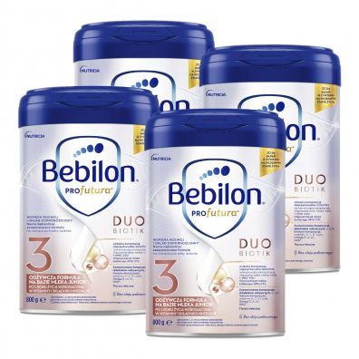 Bebilon Profutura Duobiotik 3 Formua na bazie mleka po 1. roku ycia Zestaw 4 x 800 g