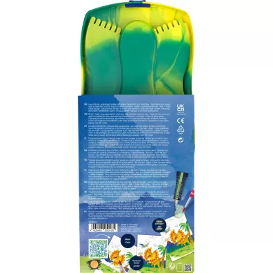 Faber-Castell Farby szkolne akwarelowe Connector Dinozaury 12 kolorw