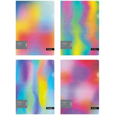 Berlingo Obwoluta A4 PP Gradient wzorzysta 4 szt.