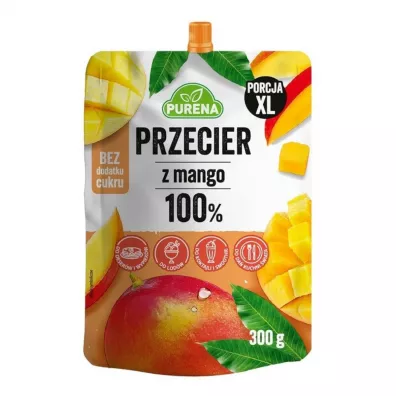 Purena Pulpa przecier mango 100% 300 g
