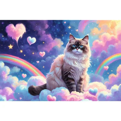 Puzzle 160 el. Domowy kotek Trefl