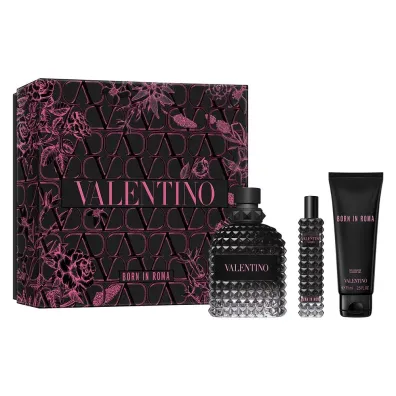 Valentino Zestaw Born In Roma Uomo Woda toaletowa + �el pod prysznic + Woda toaletowa 100 ml