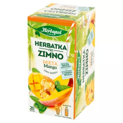 Herbapol Herbatka na zimno Mi�ta, mango 20 x 1,8 g