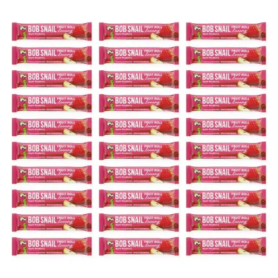 Bob Snail Przek�ska roll long jab�ko - malina Zestaw 30 x 15 g