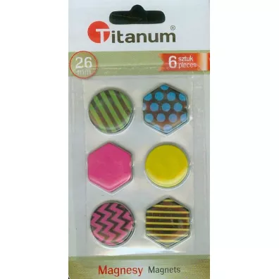 Titanum Magnesy do tablic 26mm
