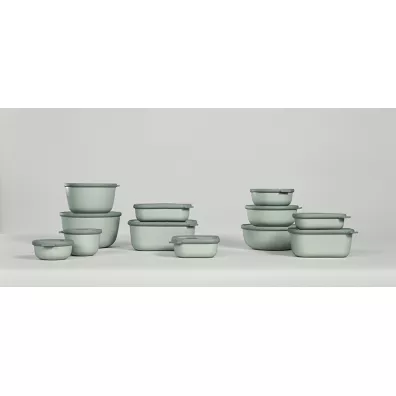 Mepal Zestaw misek Cirqula prostoktna Nordic Jade 106271094700 750 ml + 1.5 l + 3 l