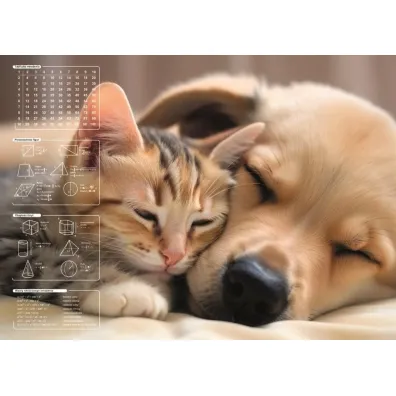 Mata na biurko z nadrukiem friendship