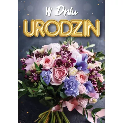 Armin Style Karnet B6 3D Urodziny