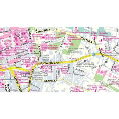 comfort!map Plan miasta Lw�w 1:10 000