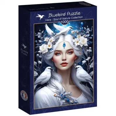 Puzzle 1000 el. Kolekcja natury - Horea Bluebird Puzzle