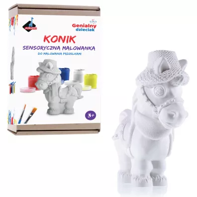Genialny dzieciak. Malowanka sensoryczna Konik Askato