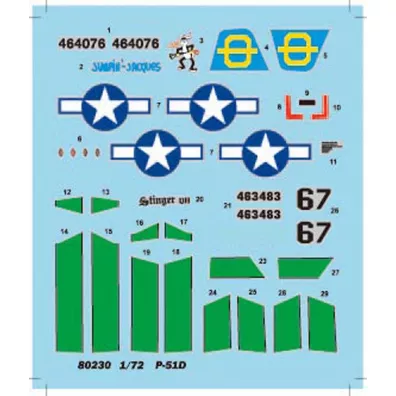 Model plastikowy P-51D Mustang IV Hobby Boss