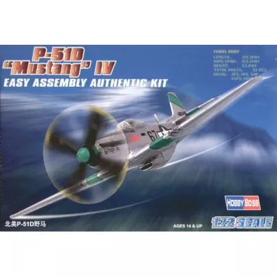 Model plastikowy P-51D Mustang IV Hobby Boss