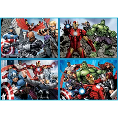 Puzzle Avengers. 4w1: 50, 80, 100, 150 Educa