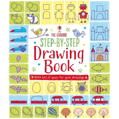 Step-by-step. Drawing Book wer. angielska - Fiona Watt, Candice Whatmore