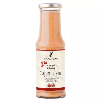 Sanchon Sos cajun island wegaski bezglutenowy 210 ml Bio