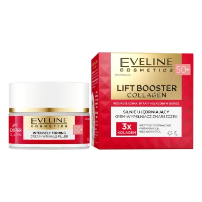 Eveline Cosmetics Lift Booster Collagen krem do twarzy 50+ 50 ml