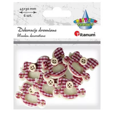 Titanum Filcowe koniki na biegunach 3D 6 szt.