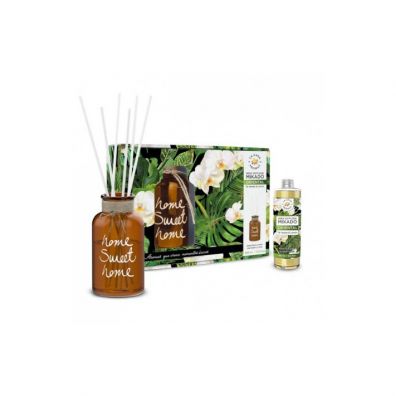 La Casa de los Aromas Sweet Home patyczki zapachowe + wazon Zielona Herbata & Limonka 400 ml