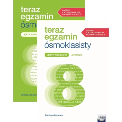 Pakiet Teraz egzamin �smoklasisty. J�zyk angielski: Repetytorium oraz Arkusze