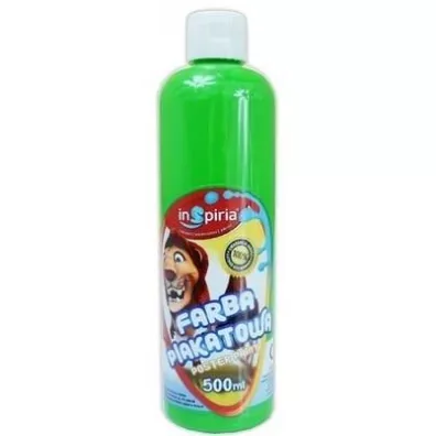 InSpiria Farba plakatowa zielona 500 ml