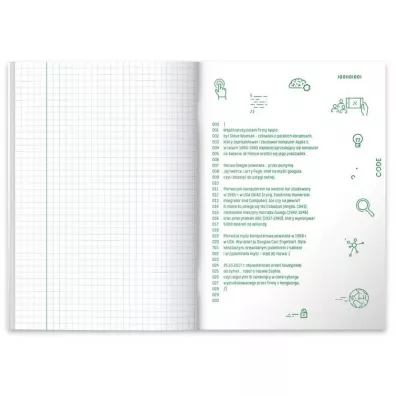 Herlitz Zeszyt A5 Eco Informatyka kratka 60 kartek