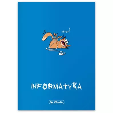 Herlitz Zeszyt A5 Eco Informatyka kratka 60 kartek