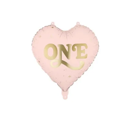 PartyDeco Balon foliowy Serce One 45cm