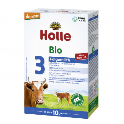 Holle Mleko 3 w proszku dla niemowląt od 10. miesiąca życia 600 g Bio