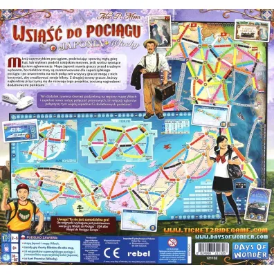 Wsi��� do Poci�gu. Kolekcja Map 7. Japonia i W�ochy