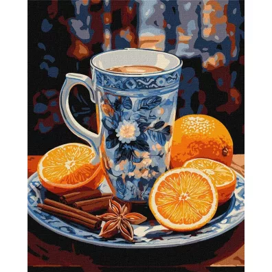 Ideyka Malowanie po numerach - Kawowa harmonia 40x50cm