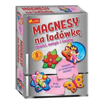 Ranok-Creative Magnesy Wr�ki motyle i kwiaty