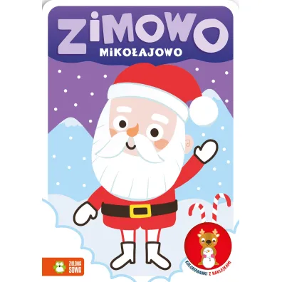 Zimowo miko�ajowo. Kolorowanki z naklejkami