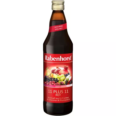 Rabenhorst Sok wieloowocowy (czerwony) multiwitamina 11 plus 11 nfc 750 ml