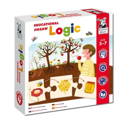 Captain Smart. Educational Jigsaw Logic Kapitan Nauka