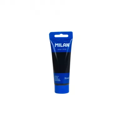 Milan Farba akrylowa w tubce odrzutowa czer� 75ml