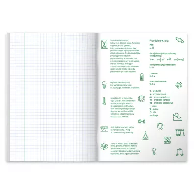 Herlitz Zeszyt A5 Eco PP Fizyka kratka 60 kartek