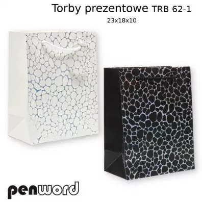 Penword Torebka prezentowa mix 23x18x10cm