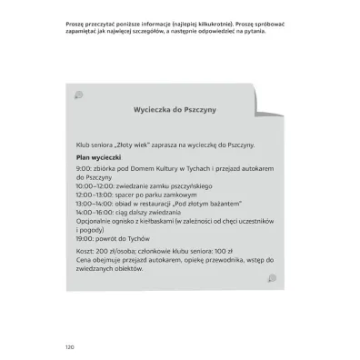 Pami�� �wiczenia na tekstach u�ytkowych