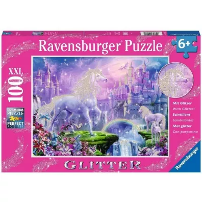 Puzzle XXL 100 el. Krlestwo jednorocw Ravensburger