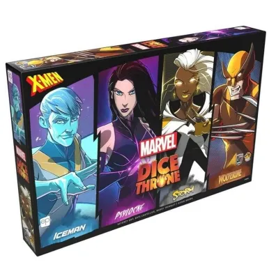 Marvel Dice Throne : Iceman, Psylocke, Storm, Wolv Lucky Duck Games Polska