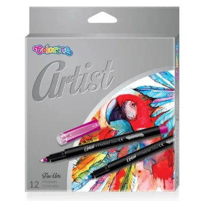 Patio Cienkopisy Artist z plastikow� ko�c�wk� 12 szt.